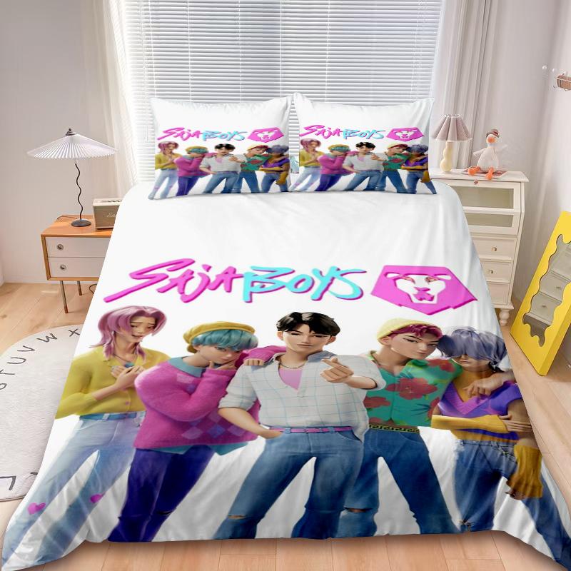 D-Demon H-Hunters Saja Хлопці 3 шт. Комплект постільної білизни з підковдрою K-pop Комплект постільної білизни Покривало на ковдру Твін Кінг з 2 наволочками Подарунки Декор Super king 260x220cm
D-Demon H-Hunters Saja Хлопці 3 шт. Комплект постільної білизни з підковдрою K-pop Комплект постільної білизни Покривало на ковдру Твін Кінг з 2 наволочками Подарунки Декор Super king 260x220cm
