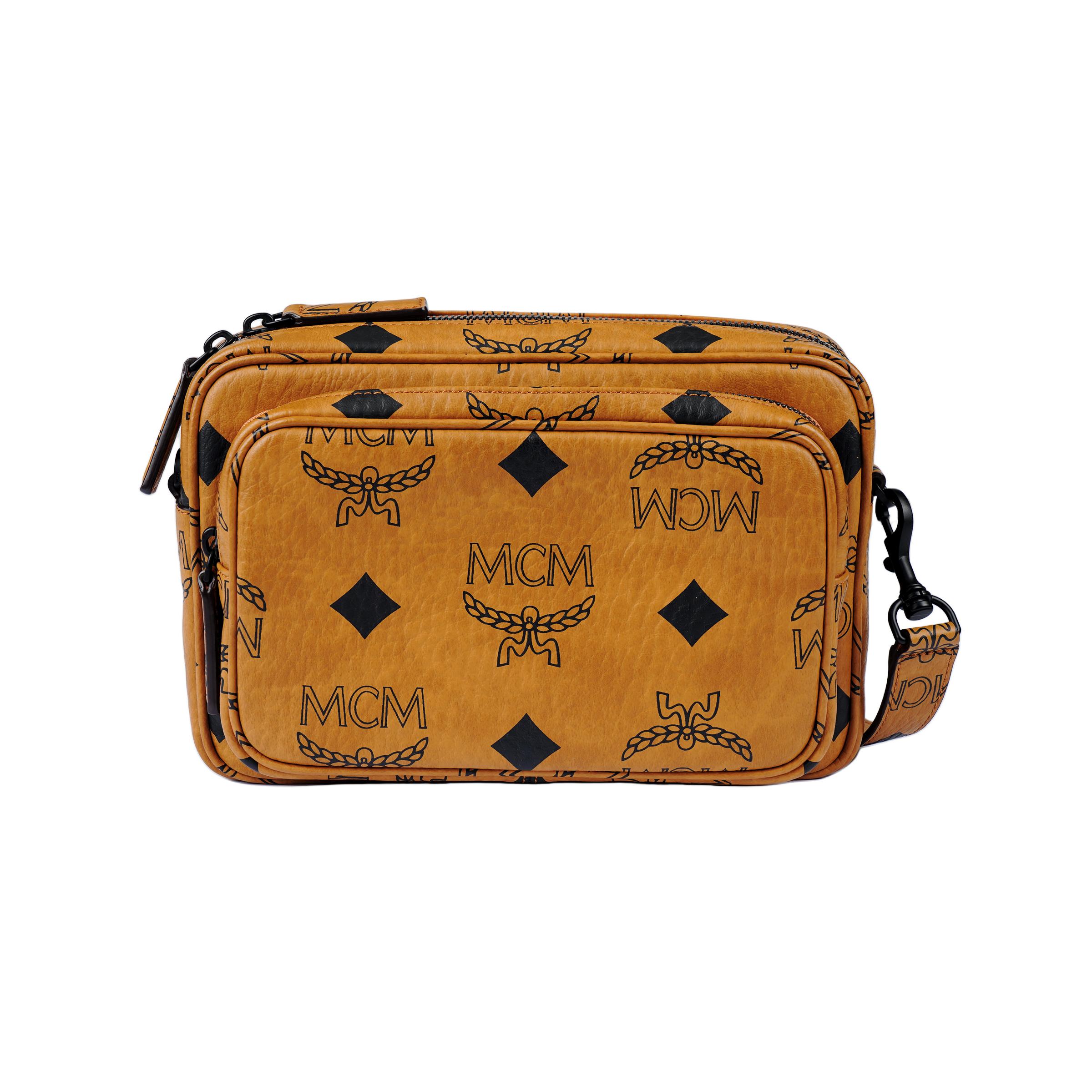 MCM Visetos Cognac Leather Camera Crossbody Bag with Multiple Pockets for Daily & Travel Use Basic Set (Bag+Dust Bag)
MCM Visetos Cognac Leather Camera Crossbody Bag with Multiple Pockets for Daily & Travel Use Basic Set (Bag+Dust Bag)