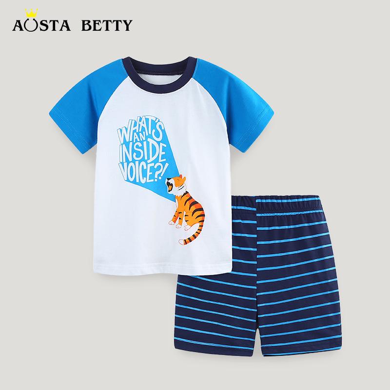 European & American Style Boys Cartoon Print Short-Sleeve T-Shirt & Shorts Set - Summer Toddler Two-Piece 7 Years (125cm)
European & American Style Boys Cartoon Print Short-Sleeve T-Shirt & Shorts Set - Summer Toddler Two-Piece 7 Years (125cm)