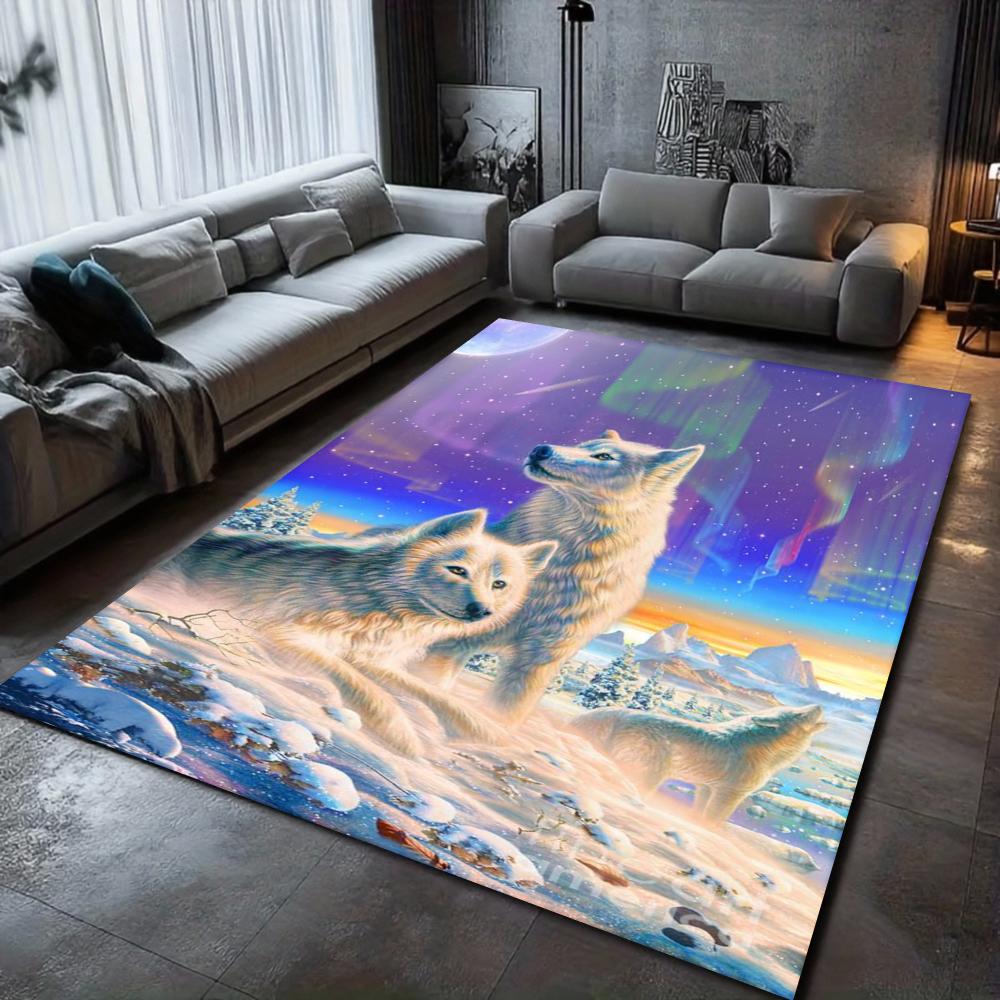 Dream Talk Wolf Printed Carpet Wolf Pack Wolf King Printed Large Area Carpet Living Room Bedroom Decoration Rug 50x80cm
Dream Talk Wolf Printed Carpet Wolf Pack Wolf King Printed Large Area Carpet Living Room Bedroom Decoration Rug 50x80cm