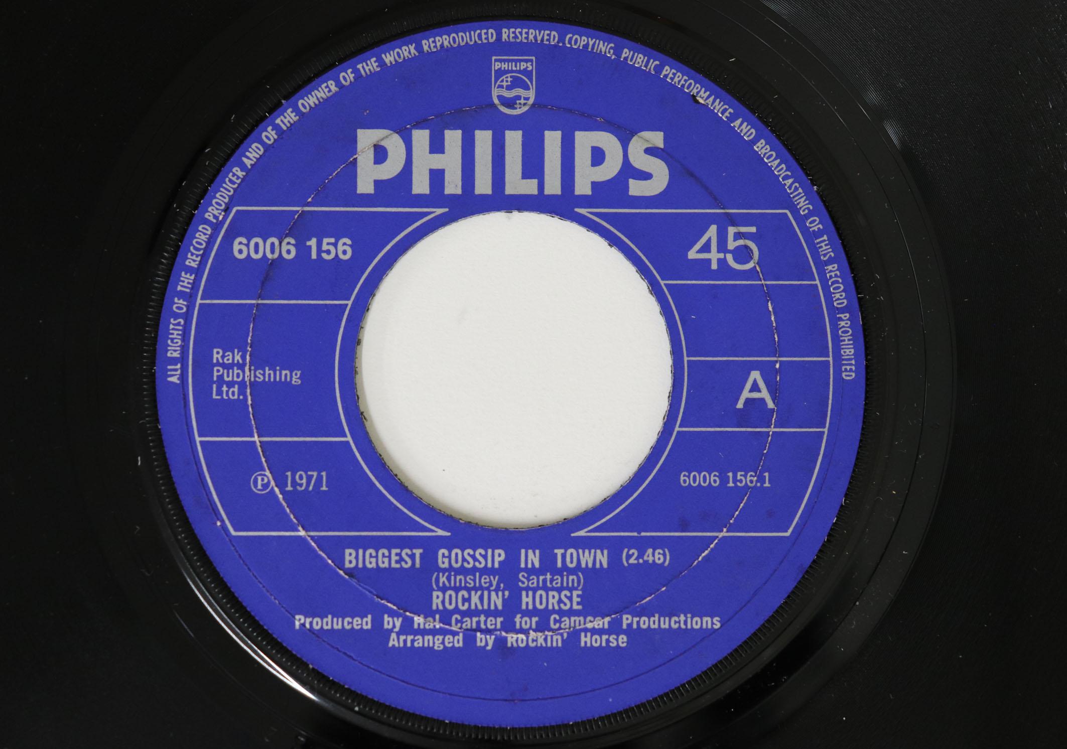 7inch Record ROCKIN HORSE Biggest Gossip In Town You Say 6006156 PHILIPS 1971 UK Rock Used
7inch Record ROCKIN HORSE Biggest Gossip In Town You Say 6006156 PHILIPS 1971 UK Rock Used