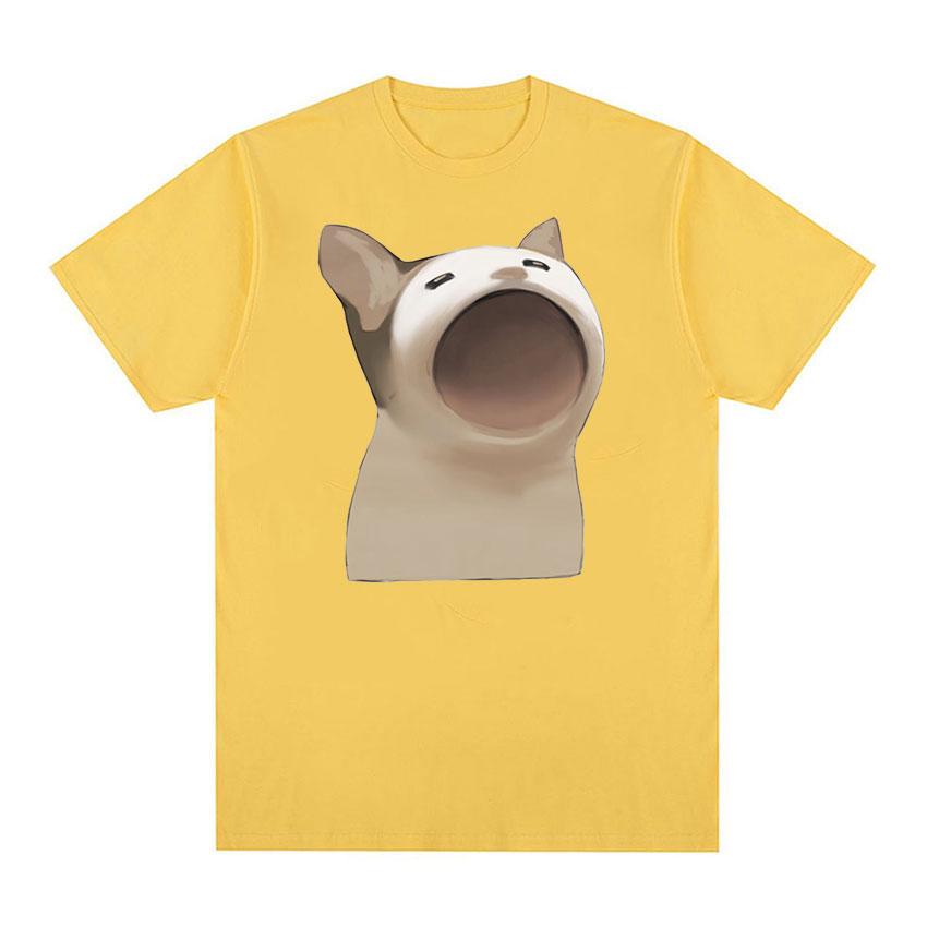 Симпатичная забавная футболка с рисунком Pop Cat Meme, мужская и женская модная футболка в стиле ретро в стиле Харадзюку, летняя повседневная футболка большого размера из 100% хлопка
Симпатичная забавная футболка с рисунком Pop Cat Meme, мужская и женская модная футболка в стиле ретро в стиле Харадзюку, летняя повседневная футболка большого размера из 100% хлопка