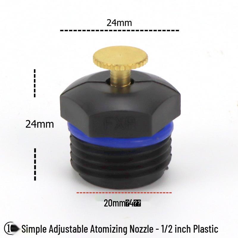 Автоматична садова дощувальна насадка з обертанням на 360° для зрошення та пилопридушення Simple Atomizing Plastic Nozzle
Автоматична садова дощувальна насадка з обертанням на 360° для зрошення та пилопридушення Simple Atomizing Plastic Nozzle