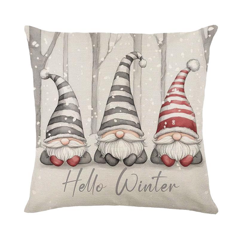 Christmas Printed Throw Pillow Cover Polyester Home Sofa Decorative Cushion Holiday Atmosphere Cushion 45 * 45Cm (without pillow core)
Christmas Printed Throw Pillow Cover Polyester Home Sofa Decorative Cushion Holiday Atmosphere Cushion 45 * 45Cm (without pillow core)