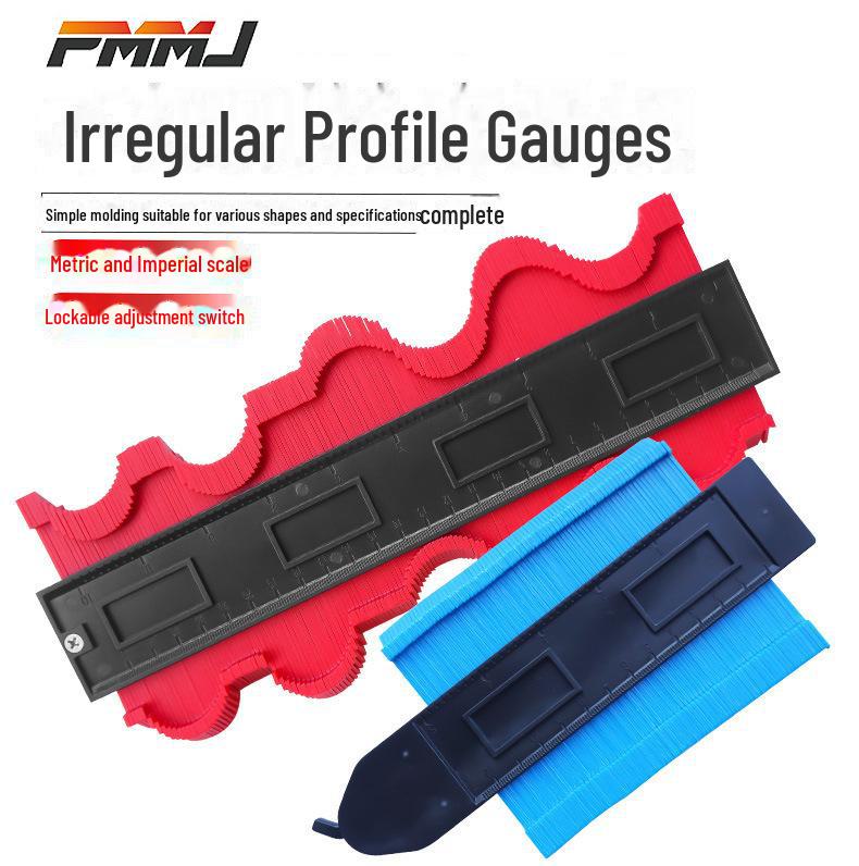 Multifunctional Contour Measuring and Profiling Gauge for Woodworking and Irregular Shapes
Multifunctional Contour Measuring and Profiling Gauge for Woodworking and Irregular Shapes