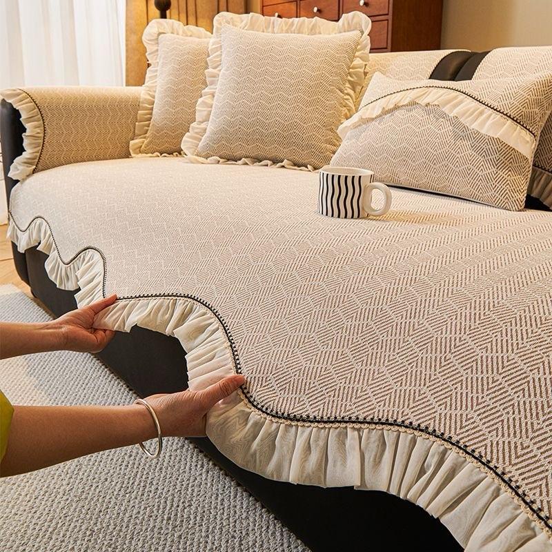 Irregular Chenille Sofa Seat Covers for 1/2/3 Seater Universal Non-slip Couch Cushion Light Luxury Seat Protector with Backrest A 70x70cm 1pc
Irregular Chenille Sofa Seat Covers for 1/2/3 Seater Universal Non-slip Couch Cushion Light Luxury Seat Protector with Backrest A 70x70cm 1pc