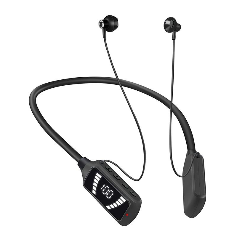 Наушники с магнитным шейным ремешком, беспроводные Bluetooth-наушники, гарнитура со светодиодным дисплеем, спортивные наушники с шумоподавлением и микрофоном
Наушники с магнитным шейным ремешком, беспроводные Bluetooth-наушники, гарнитура со светодиодным дисплеем, спортивные наушники с шумоподавлением и микрофоном