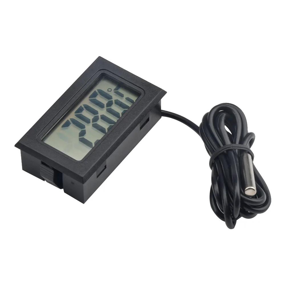 -20 ~110 ℃ Digital LCD Thermometer Temperature Test Detect Monitor with External Probe for Fridge Freezer Refrigerator Aquarium чёрный
-20 ~110 ℃ Digital LCD Thermometer Temperature Test Detect Monitor with External Probe for Fridge Freezer Refrigerator Aquarium чёрный