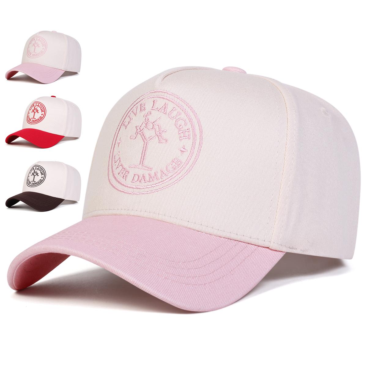 Unisex Letter Embroidery Baseball Caps Outdoor Adjustable Spring and Autumn Casual Sunscreen Hat рожевий
Unisex Letter Embroidery Baseball Caps Outdoor Adjustable Spring and Autumn Casual Sunscreen Hat рожевий