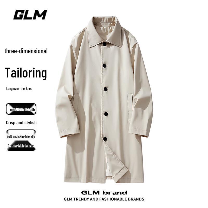 GLM Men s Japanese Style Over-knee Trench Coat XL
GLM Men s Japanese Style Over-knee Trench Coat XL