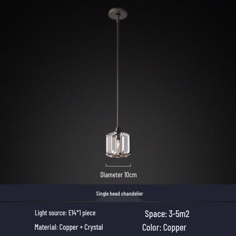 Luxury All-Copper Crystal Pendant Light for Dining and Bedroom Thick Material/Default Warm Light
Luxury All-Copper Crystal Pendant Light for Dining and Bedroom Thick Material/Default Warm Light