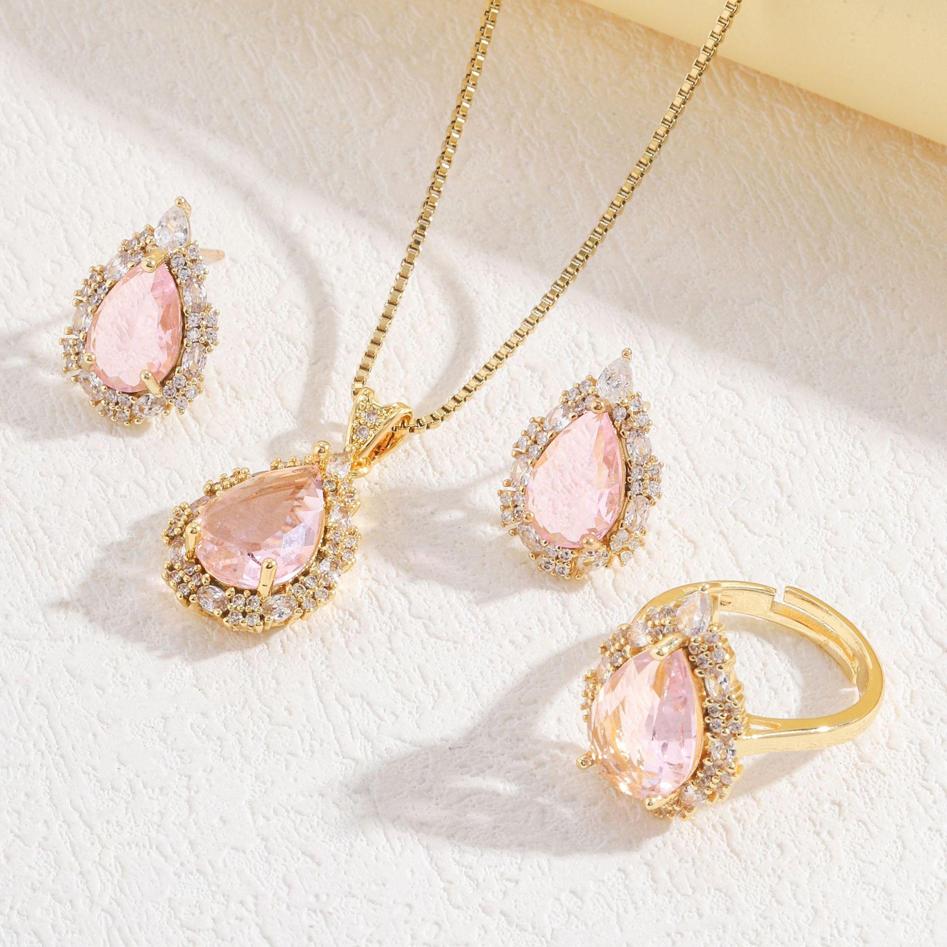 Water Drop Necklace Women S Light Luxury Personality Temperament Banquet Ring Earrings Necklace Set
Water Drop Necklace Women S Light Luxury Personality Temperament Banquet Ring Earrings Necklace Set
