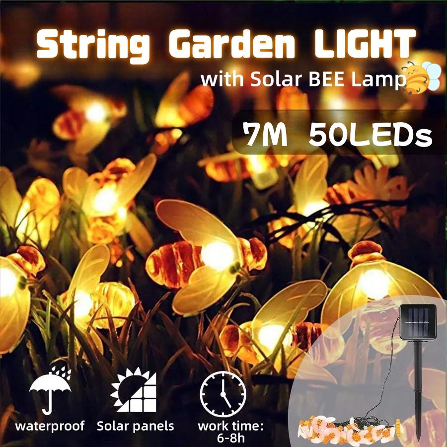 LED String Garden Lawn Lamp Courtyard Lamp with Solar BEE Lamp Outdoor 5-meters 20-lights
LED String Garden Lawn Lamp Courtyard Lamp with Solar BEE Lamp Outdoor 5-meters 20-lights