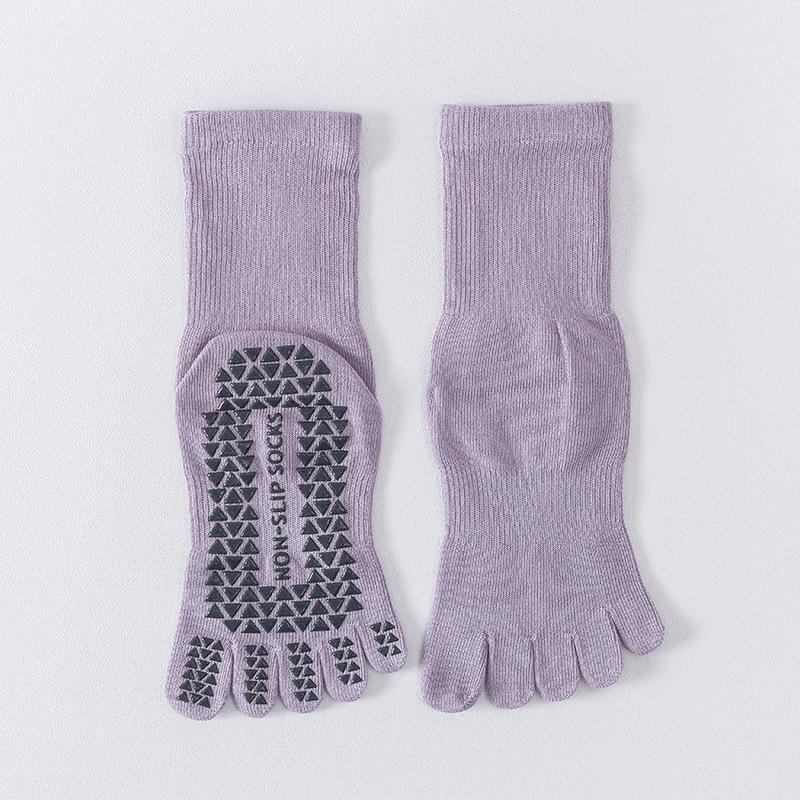 Yoga Socks - Pure Cotton Women s Anti-slip Mid-calf Sports Five-finger Socks - Pilates Split-toe Long Socks 1 pair фіолетовий
Yoga Socks - Pure Cotton Women s Anti-slip Mid-calf Sports Five-finger Socks - Pilates Split-toe Long Socks 1 pair фіолетовий