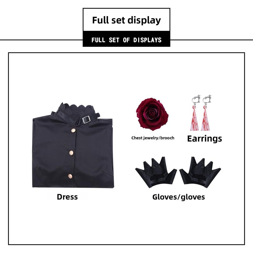 May I Ask For One Final Thing Scarlett Black Dress Cosplay Costume With Satin And Silk For Halloween Anime Fans M
May I Ask For One Final Thing Scarlett Black Dress Cosplay Costume With Satin And Silk For Halloween Anime Fans M