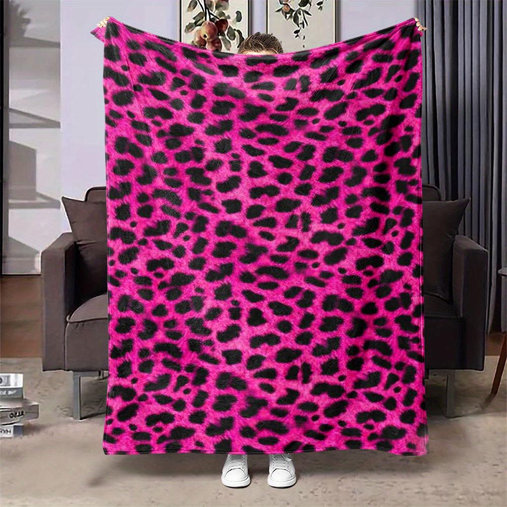 Pink Leopard Print Fuzzy Blanket , Warm and comfortable throw blanket sofa bed sofa camping trip, the best gift. 75x90cm
Pink Leopard Print Fuzzy Blanket , Warm and comfortable throw blanket sofa bed sofa camping trip, the best gift. 75x90cm