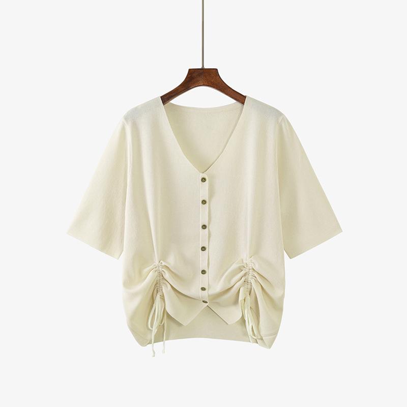 Плюс Размер Женский Летний Топ С V-образным Вырезом, Завязками, С Короткими Рукавами, Свободной Трикотажной Кружева XXXL абрикосовый
Плюс Размер Женский Летний Топ С V-образным Вырезом, Завязками, С Короткими Рукавами, Свободной Трикотажной Кружева XXXL абрикосовый