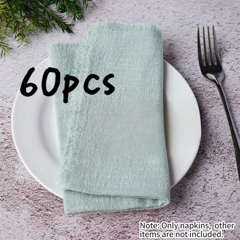 60 Count Pure Cotton Tassel Napkins Square Elegant Tassel Festive Christmas Kitchen & Dining Table Linens Christmas Table Decor
60 Count Pure Cotton Tassel Napkins Square Elegant Tassel Festive Christmas Kitchen & Dining Table Linens Christmas Table Decor