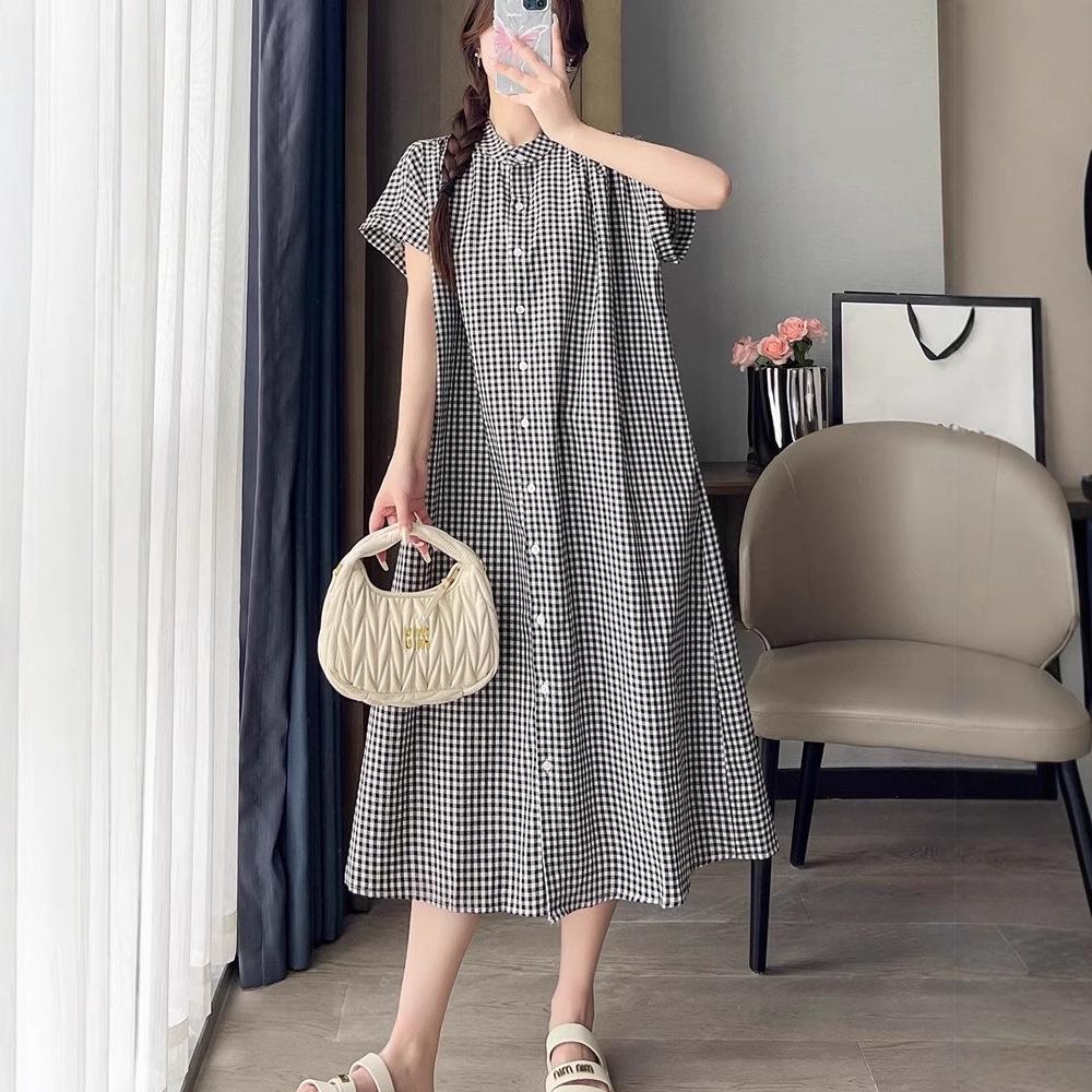 2025 Plus Size Women s Plaid Short-Sleeve Summer Dress - Loose, Breathable, Slimming, French Style L
2025 Plus Size Women s Plaid Short-Sleeve Summer Dress - Loose, Breathable, Slimming, French Style L