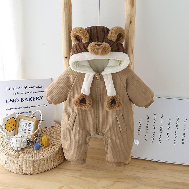 Thickened Winter Cotton Bodysuit for Boys - Warm Toddler Outfit for Outdoor Crawling 80 cm
Thickened Winter Cotton Bodysuit for Boys - Warm Toddler Outfit for Outdoor Crawling 80 cm