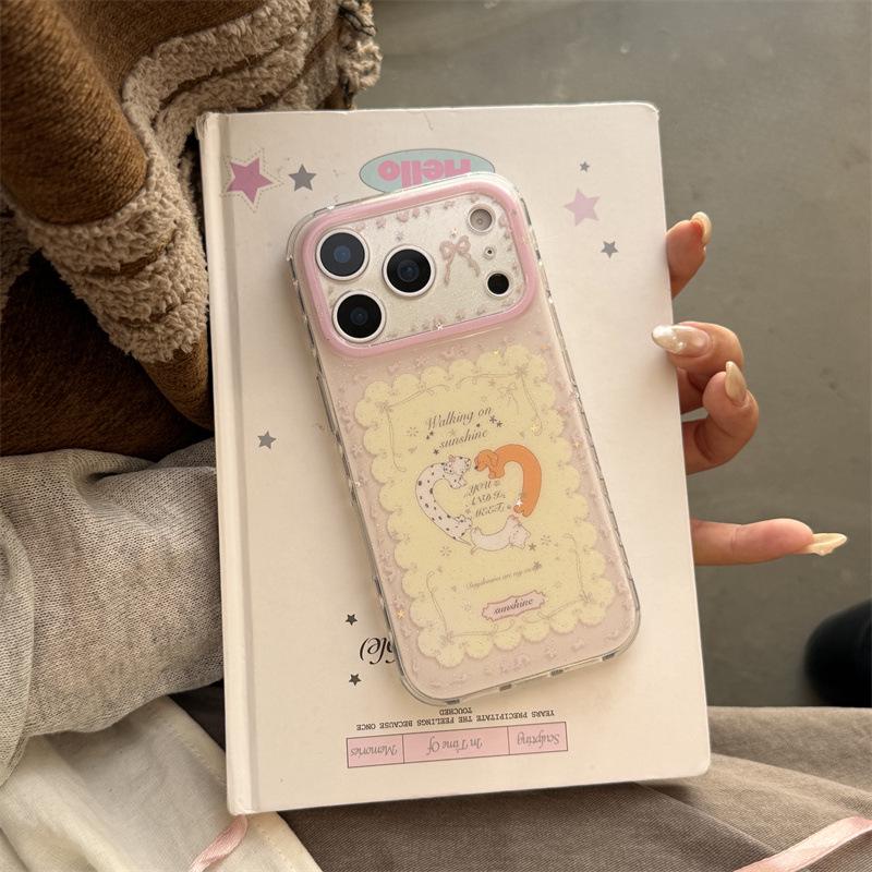 Heart Sausage Dog iPhone Case for iPhone 14/15/16/17: Cute Girly Design with Japanese-Korean Influence iPhone 16
Heart Sausage Dog iPhone Case for iPhone 14/15/16/17: Cute Girly Design with Japanese-Korean Influence iPhone 16