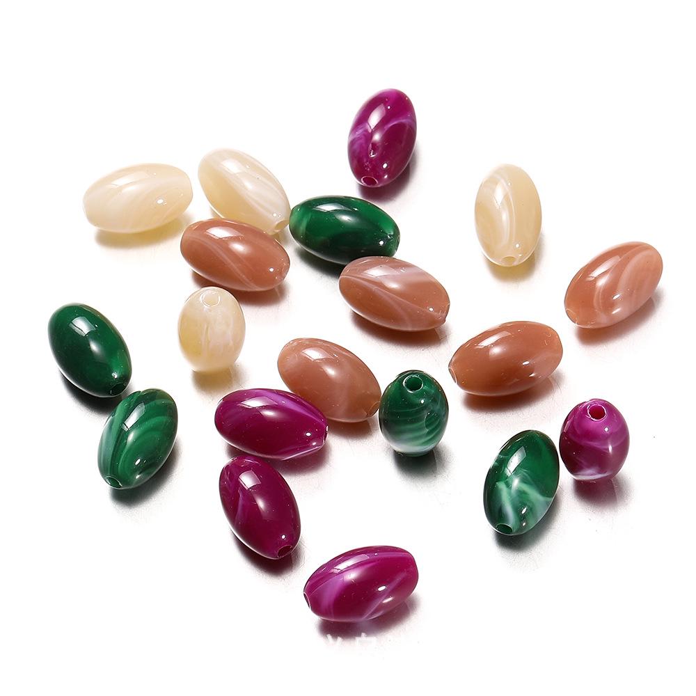 Разноцветные акриловые бусины имитации нефрита овальной формы, дизайн в виде крупных рисовых зерен 20 pieces - 8.5*13.5mm
Разноцветные акриловые бусины имитации нефрита овальной формы, дизайн в виде крупных рисовых зерен 20 pieces - 8.5*13.5mm
