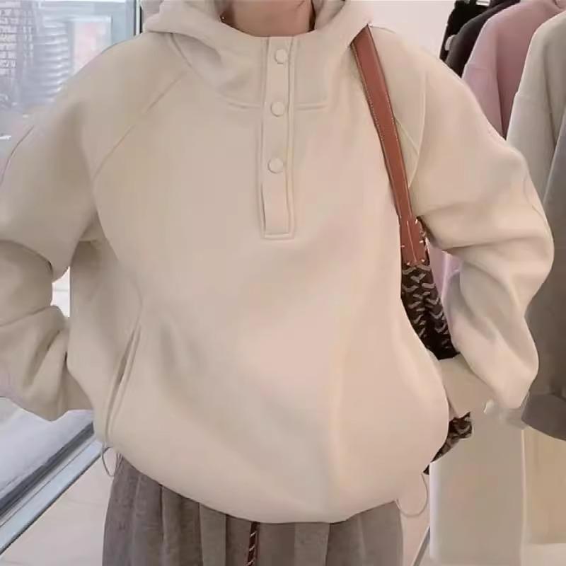 Women s Gray Fleece-Lined Hoodie - 2025 New Style, Autumn/Winter Casual, Loose Fit, Versatile Thick Outerwear X-Large
Women s Gray Fleece-Lined Hoodie - 2025 New Style, Autumn/Winter Casual, Loose Fit, Versatile Thick Outerwear X-Large