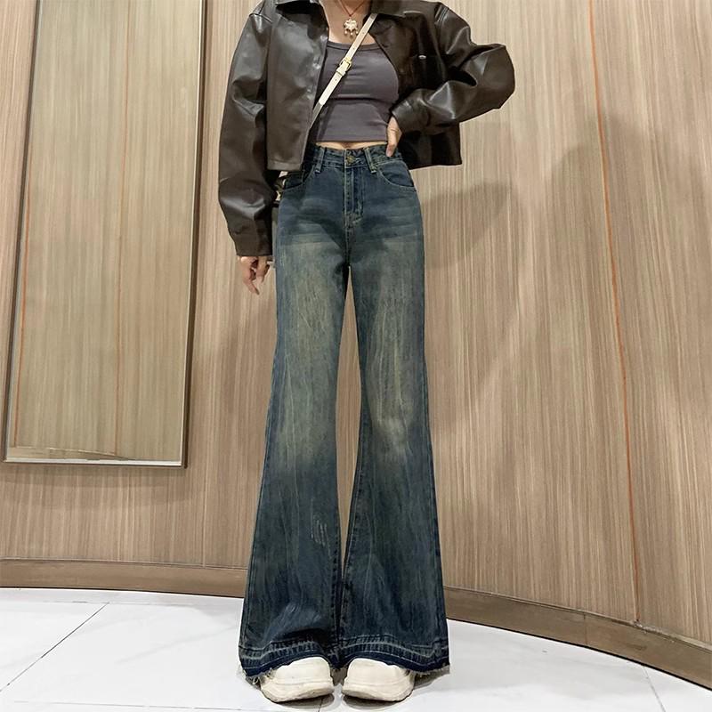 2024 Women s High Waist Retro Micro Flare Jeans - Slimming, Elastic, Wide-Leg for Spring & Autumn Extra Small
2024 Women s High Waist Retro Micro Flare Jeans - Slimming, Elastic, Wide-Leg for Spring & Autumn Extra Small