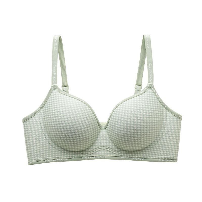 Girls Spring and Summer Pure To Gather No Trace Comfortable Thickening Anti Sagging No Underwire Not Empty Cup Underwear 38/85AB зелений
Girls Spring and Summer Pure To Gather No Trace Comfortable Thickening Anti Sagging No Underwire Not Empty Cup Underwear 38/85AB зелений