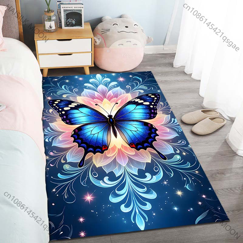 1PC Blue Butterfly Floral Stars Carpet for Living Room Bedroom Sofa Home Decor Rus Non-slip Floor Mat Luxury Gift Multiple Sizes 40cm x 60cm
1PC Blue Butterfly Floral Stars Carpet for Living Room Bedroom Sofa Home Decor Rus Non-slip Floor Mat Luxury Gift Multiple Sizes 40cm x 60cm