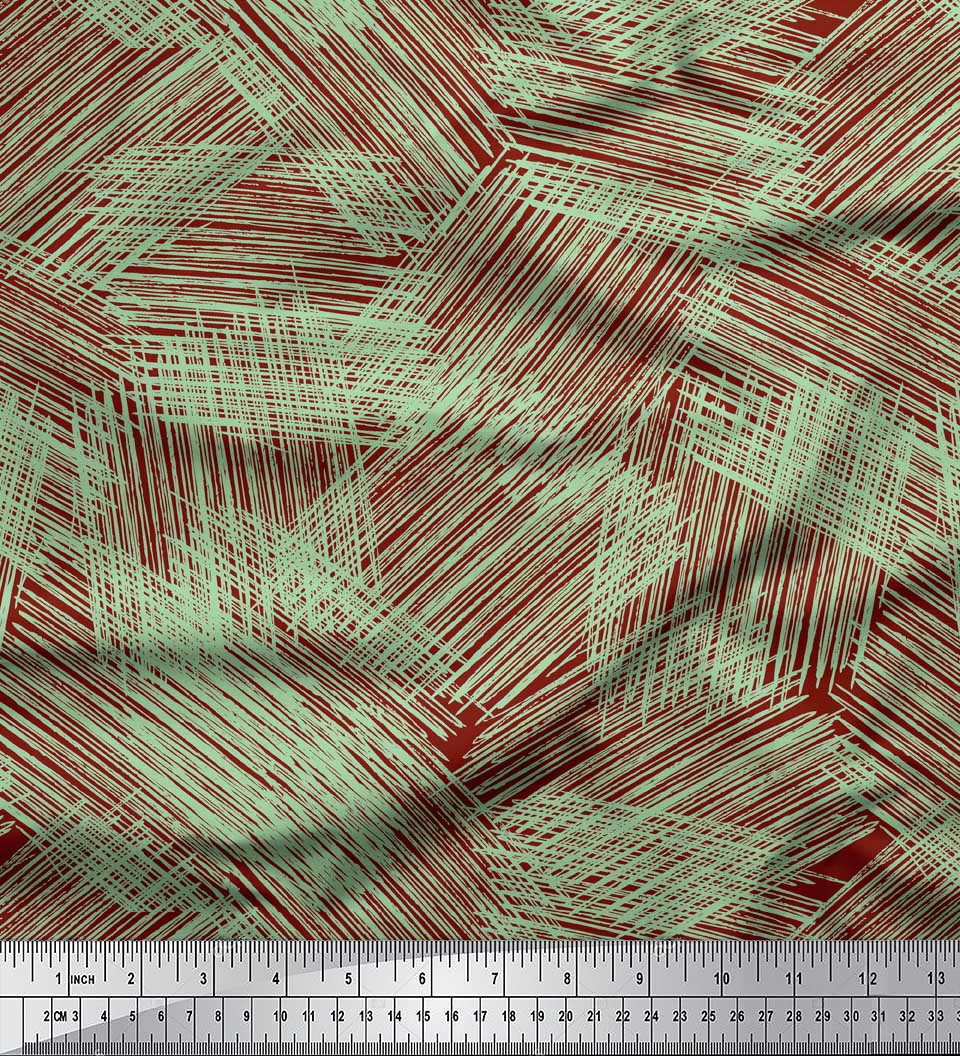 Тканина Soimoi Red Japan Crepe Satin Abstracts Abstract Printed Fabric 1 метр 42 дюйма 42 Inch Wide - Poly Crepe зелений
Тканина Soimoi Red Japan Crepe Satin Abstracts Abstract Printed Fabric 1 метр 42 дюйма 42 Inch Wide - Poly Crepe зелений