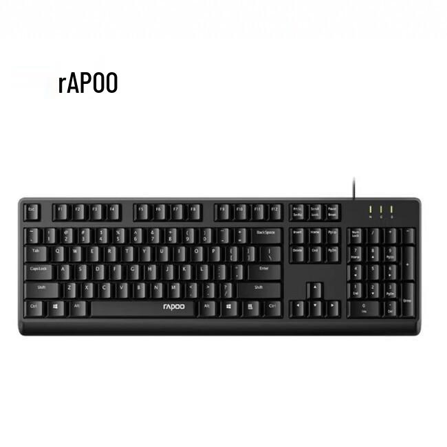 Rapoo NK1500 Wired USB Black Silent Office Keyboard and Mouse - Splash-Proof Membrane Design. чорний
Rapoo NK1500 Wired USB Black Silent Office Keyboard and Mouse - Splash-Proof Membrane Design. чорний