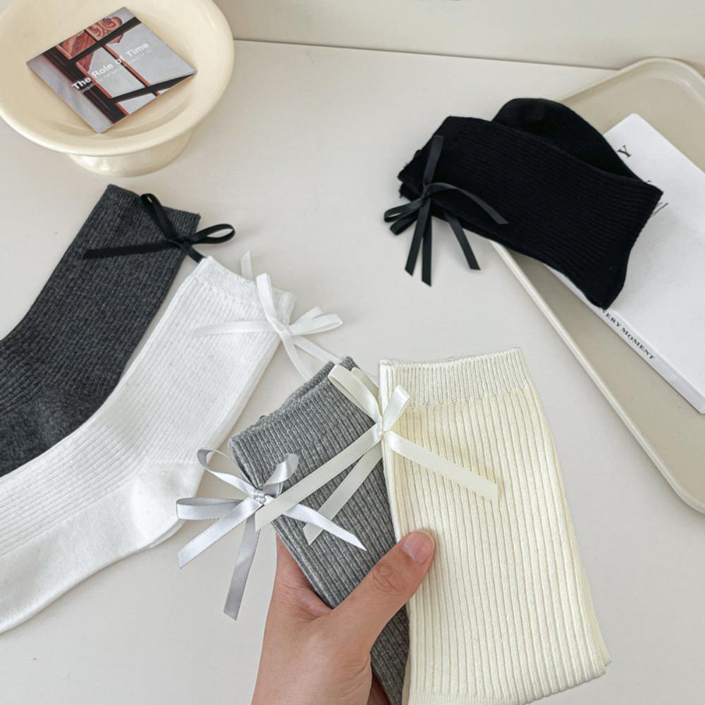 Breathable Balletcore Ribbon Bow Socks Soft Bowknot Cotton Socks Casual Shopping
Breathable Balletcore Ribbon Bow Socks Soft Bowknot Cotton Socks Casual Shopping