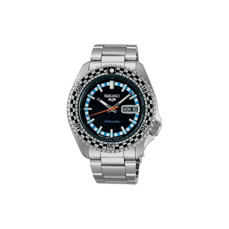 SEIKO 100 meters waterproof Automatic Steel Strap 46*42.5mm same style for men and women black dial sbsa245 чорний
SEIKO 100 meters waterproof Automatic Steel Strap 46*42.5mm same style for men and women black dial sbsa245 чорний