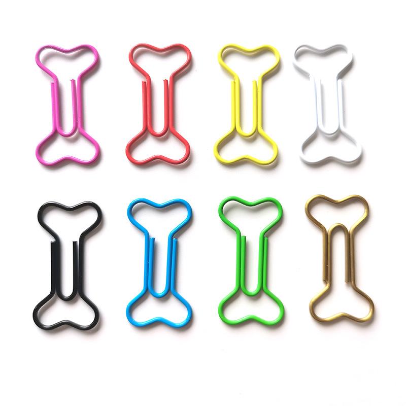 Creative Cartoon-Shaped Bone Colored Paper Clips in Plastic Box
Creative Cartoon-Shaped Bone Colored Paper Clips in Plastic Box