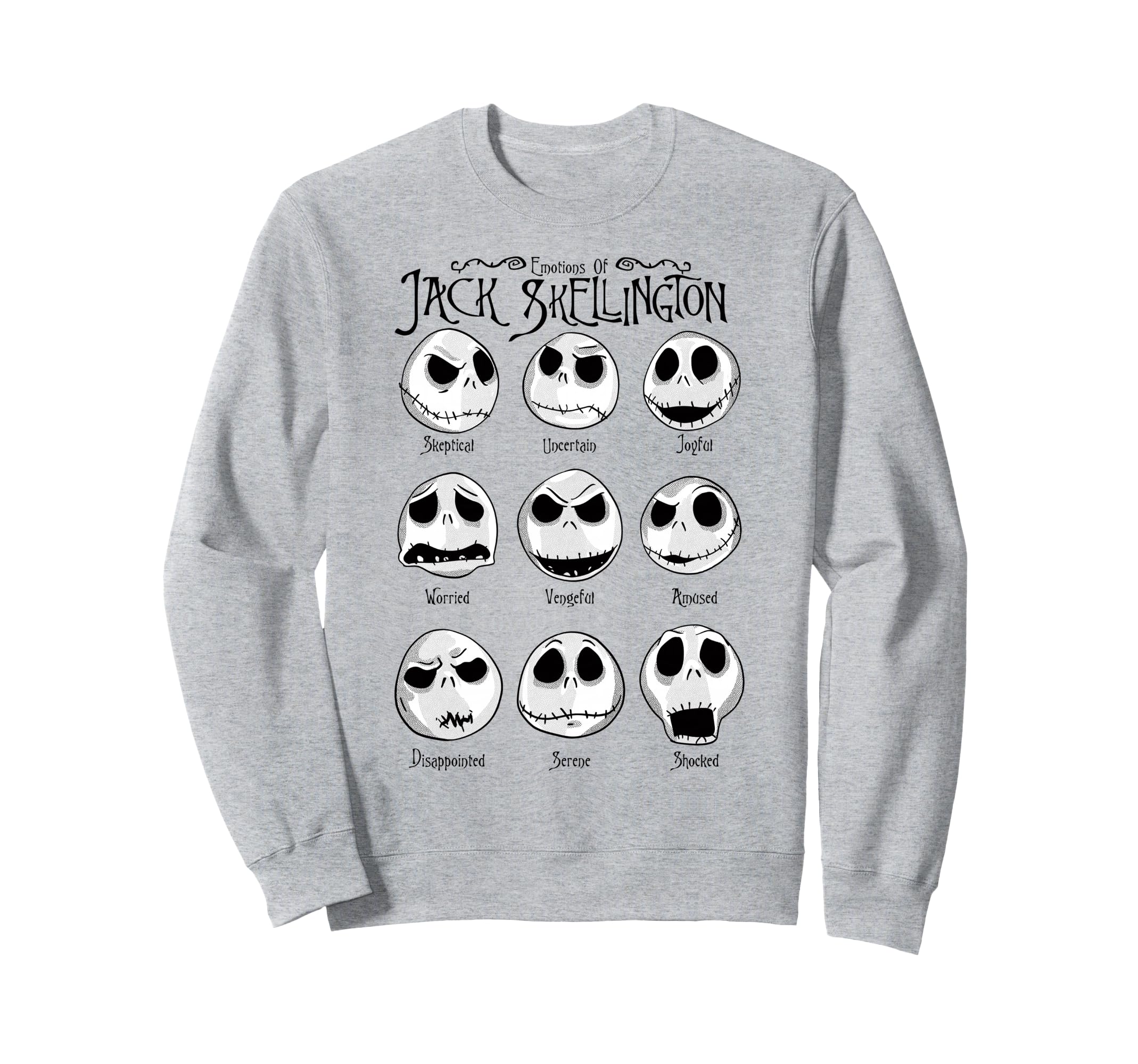 Disney s The Nightmare Before Christmas Emotional Jack Sweatshirt
Disney s The Nightmare Before Christmas Emotional Jack Sweatshirt
