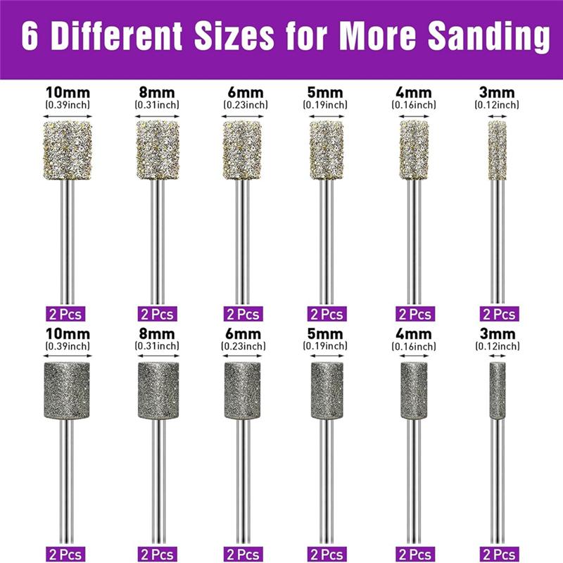 A96I-Stone Carving Set Diamond Grinding Bit Compatible With For Dremel, 50Grit 24PCS Polishing Kit Diamond Bits
A96I-Stone Carving Set Diamond Grinding Bit Compatible With For Dremel, 50Grit 24PCS Polishing Kit Diamond Bits
