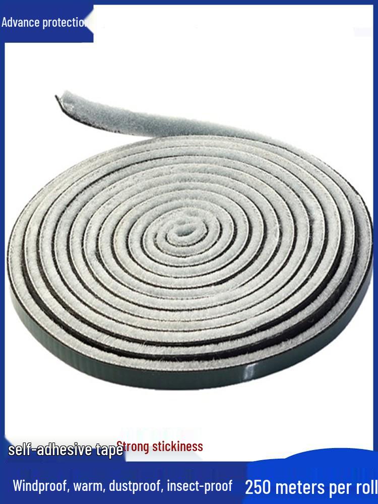 Self-Adhesive Weatherstrip Door & Window Seal - Wind, Sound & Dust Proof Strip with Enhanced Adhesion. Trial Price Base 7mm*8mm Height (10m)
Self-Adhesive Weatherstrip Door & Window Seal - Wind, Sound & Dust Proof Strip with Enhanced Adhesion. Trial Price Base 7mm*8mm Height (10m)