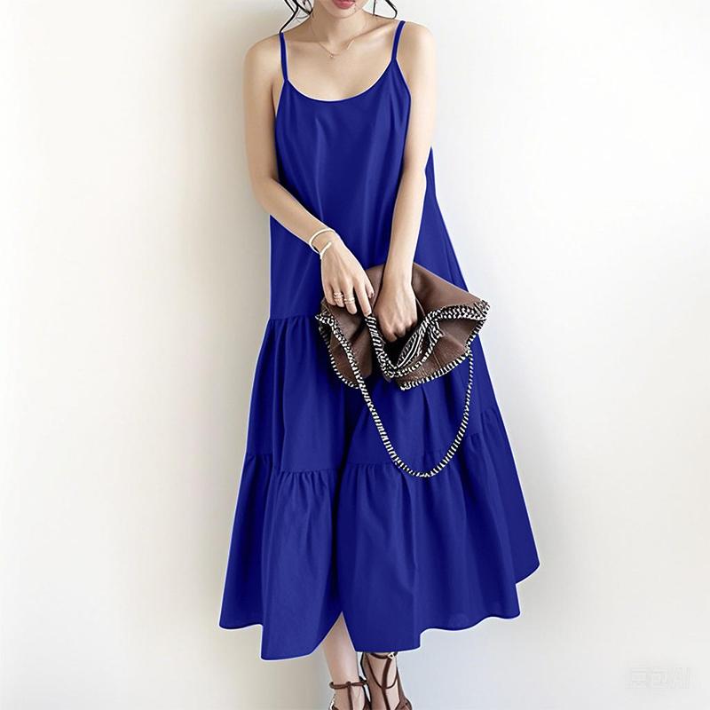 ZANZEA Женское летнее платье макси без рукавов с U-образным вырезом, свободного кроя, повседневное 5XL королевский синий
ZANZEA Женское летнее платье макси без рукавов с U-образным вырезом, свободного кроя, повседневное 5XL королевский синий