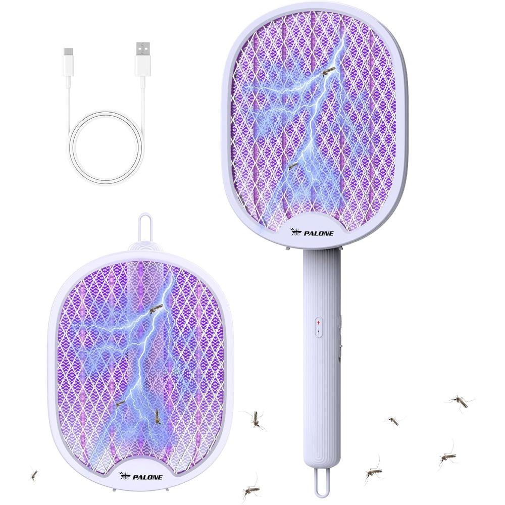 Fly Swatter Electric,Efficient 4000V Mosquito Killer,with Foldable and Rotatable 180° Handle Design,USB Charging, Handy Durable
Fly Swatter Electric,Efficient 4000V Mosquito Killer,with Foldable and Rotatable 180° Handle Design,USB Charging, Handy Durable