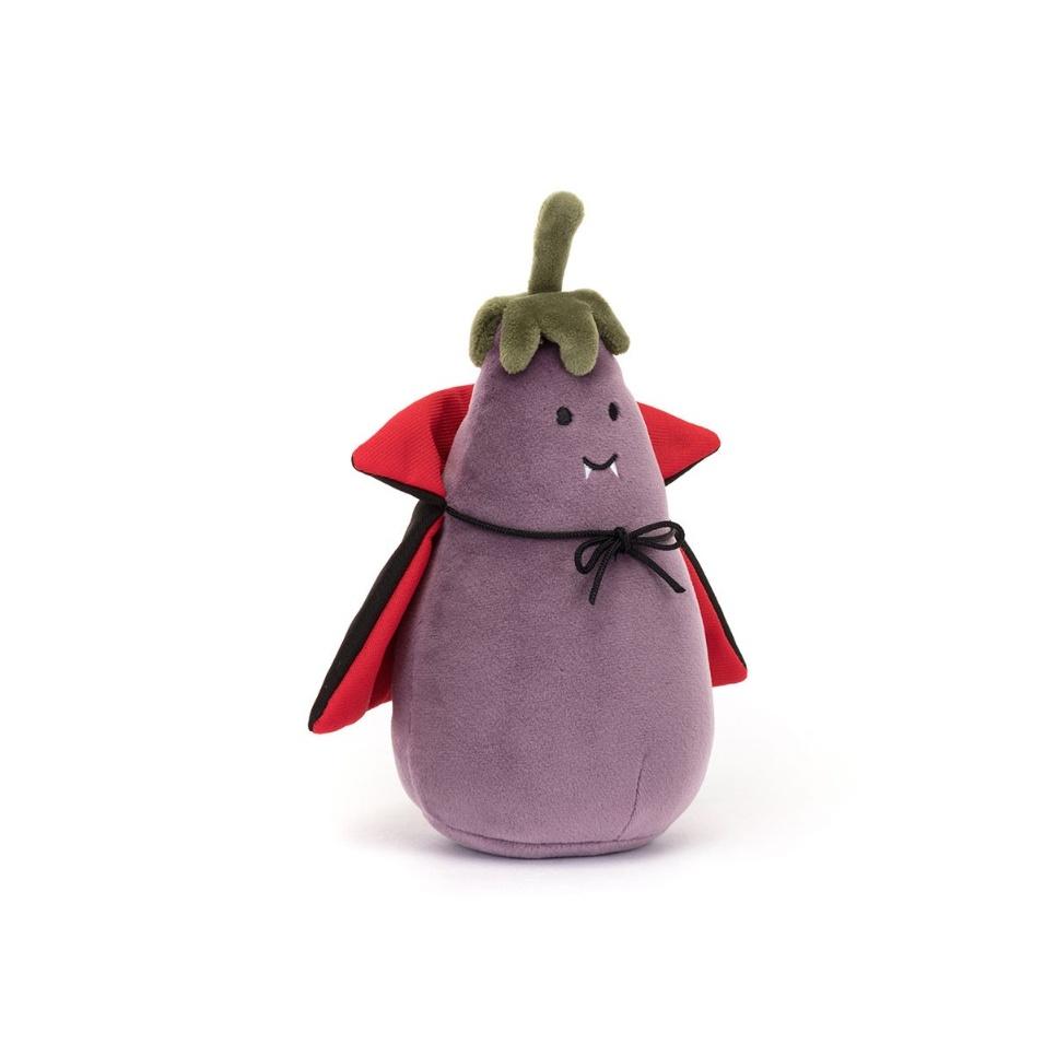JELLYCAT Halloween Series Lively Eggplant Vampire Doll Plush Doll Sitting 16cm high Box Not Included
JELLYCAT Halloween Series Lively Eggplant Vampire Doll Plush Doll Sitting 16cm high Box Not Included