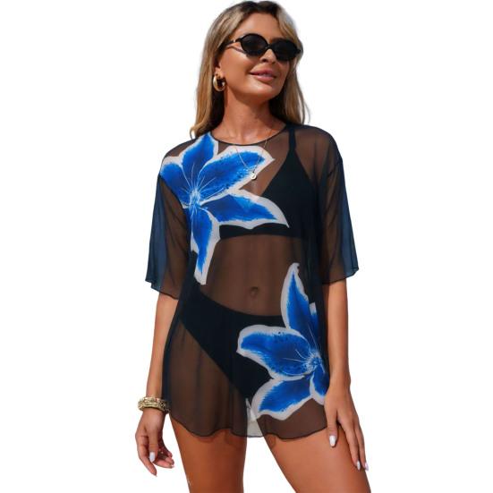 Набір із 3 шт. Жіночий купальник: Комплект з бюстгальтером на бретелях з V-подібним вирізом та плавками з високою талією, Бікіні з дихаючою сітчастою накидкою, Купальний одяг для літнього відпочинку та вечірок S синій
Набір із 3 шт. Жіночий купальник: Комплект з бюстгальтером на бретелях з V-подібним вирізом та плавками з високою талією, Бікіні з дихаючою сітчастою накидкою, Купальний одяг для літнього відпочинку та вечірок S синій