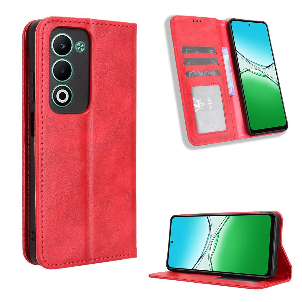 For Oppo A5 4G Leather Case Wallet Stand Retro Texture Phone Cover Red
For Oppo A5 4G Leather Case Wallet Stand Retro Texture Phone Cover Red