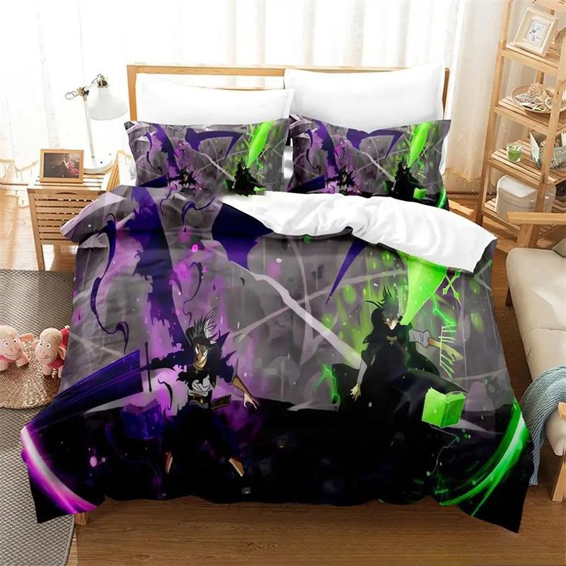 Комплекты постельного белья с рисунком в стиле аниме «Черный клевер» с 3D-печатью, изысканные постельные принадлежности, пододеяльник, комплект постельного белья, роскошный подарок на день рождения 135x200cm 2pcs
Комплекты постельного белья с рисунком в стиле аниме «Черный клевер» с 3D-печатью, изысканные постельные принадлежности, пододеяльник, комплект постельного белья, роскошный подарок на день рождения 135x200cm 2pcs