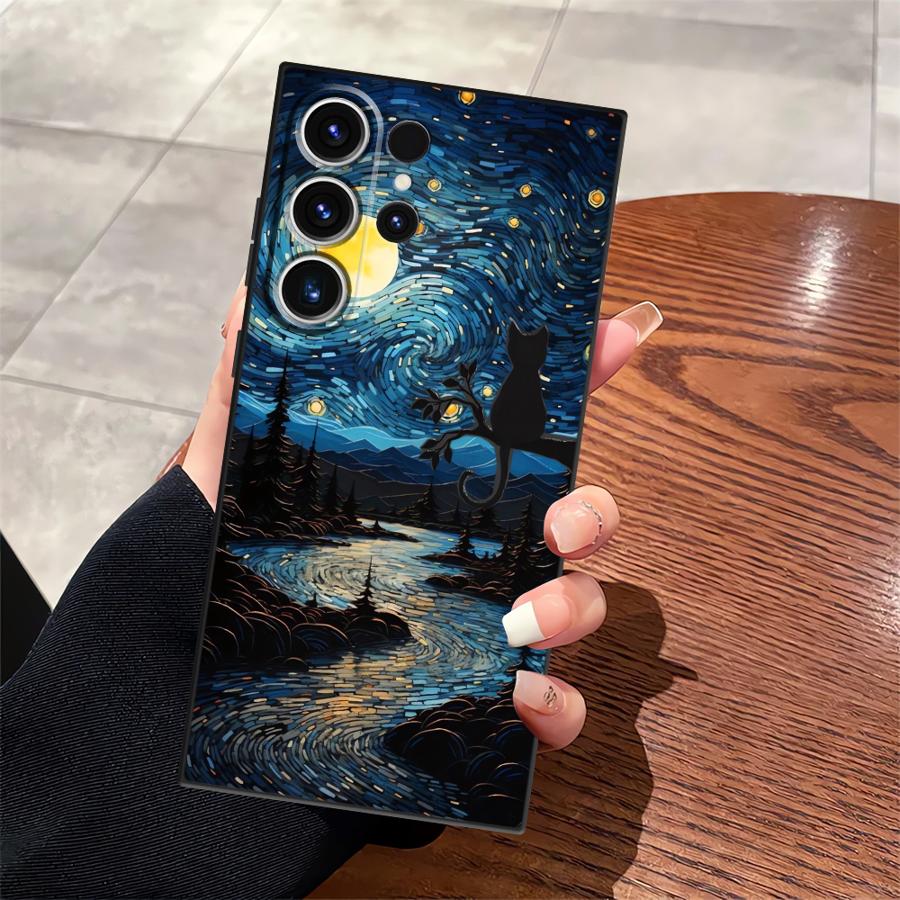 Case for Samsung Galaxy S25 Edge S23 Ultra S21 FE S20 S24 Plus Black Soft Phone Cover Oil Painting Art Galaxy S23+
Case for Samsung Galaxy S25 Edge S23 Ultra S21 FE S20 S24 Plus Black Soft Phone Cover Oil Painting Art Galaxy S23+