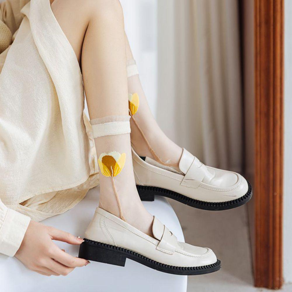 Summer Fashion JK Lolita Creative Crystal Silk Socks Middle Tube Hosiery Harajuku Socks Women Socks
Summer Fashion JK Lolita Creative Crystal Silk Socks Middle Tube Hosiery Harajuku Socks Women Socks
