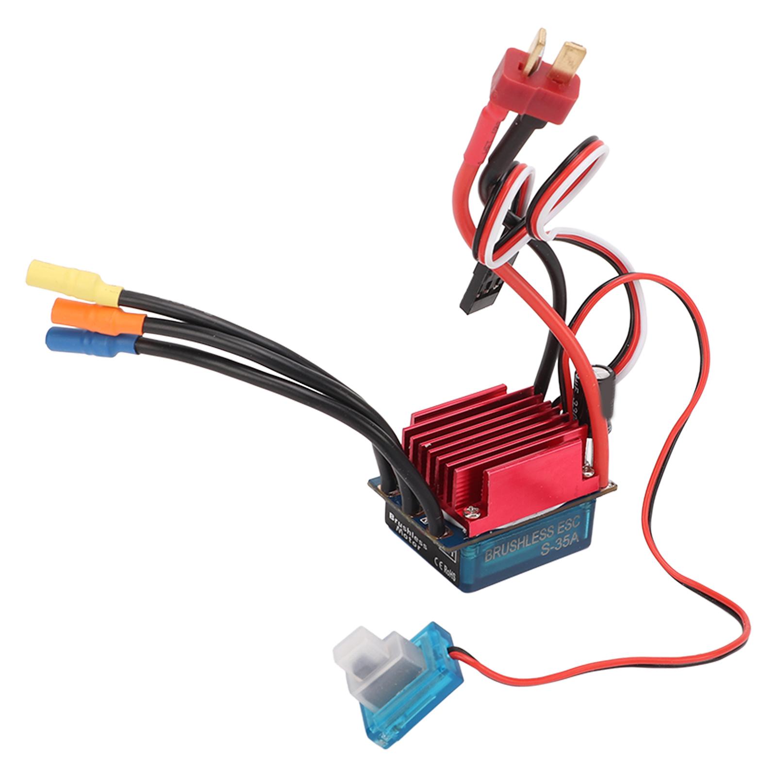 Brushless Motor ESC Kit 4500KV Brushless Motor 35A Brushless ESC Programmable for 1/14 for 1/16 RC Car
Brushless Motor ESC Kit 4500KV Brushless Motor 35A Brushless ESC Programmable for 1/14 for 1/16 RC Car