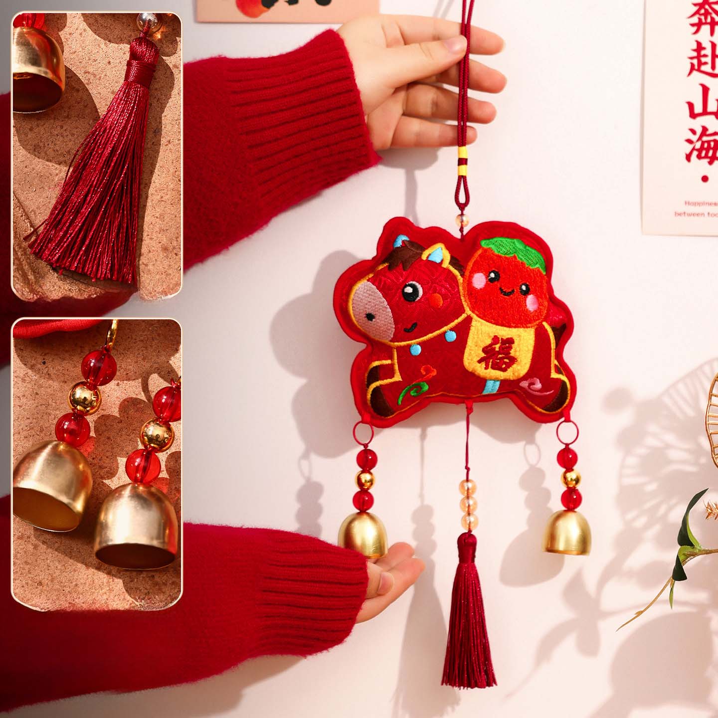 Lucky Bag Ornament New Year Pendant For Spring Festival Lucky Charm Prosperity Symbol Lion Artwork For Living Room
Lucky Bag Ornament New Year Pendant For Spring Festival Lucky Charm Prosperity Symbol Lion Artwork For Living Room