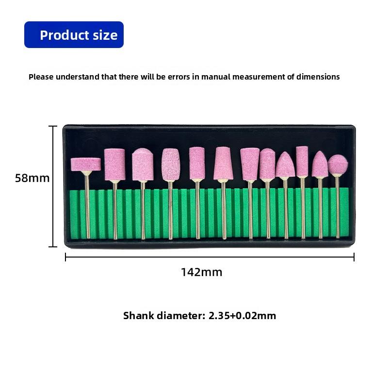 12pc Pink Quartz Nail Grinding Heads Electric Polishing Kit for Nail Drill Machine
12pc Pink Quartz Nail Grinding Heads Electric Polishing Kit for Nail Drill Machine
