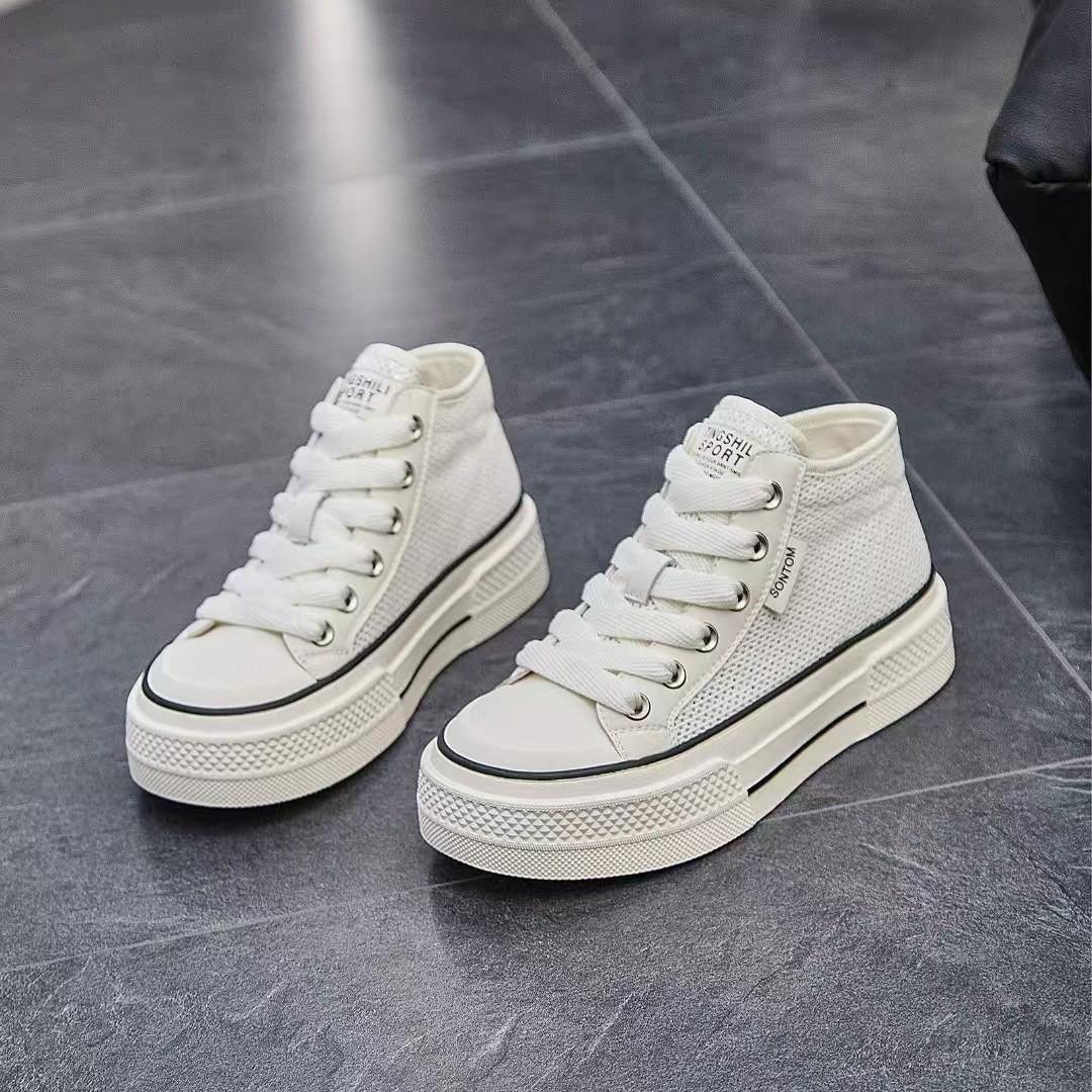 Summer thin mesh breathable little white shoes women s high-top shoes new versatile thick-soled hollow lace-up casual shoes 35 бежевый
Summer thin mesh breathable little white shoes women s high-top shoes new versatile thick-soled hollow lace-up casual shoes 35 бежевый